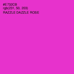 #E732CB - Razzle Dazzle Rose Color Image