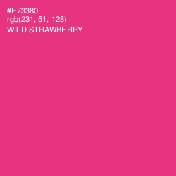 #E73380 - Wild Strawberry Color Image