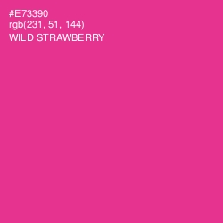 #E73390 - Wild Strawberry Color Image