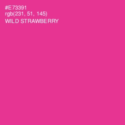 #E73391 - Wild Strawberry Color Image
