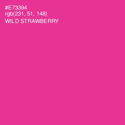 #E73394 - Wild Strawberry Color Image