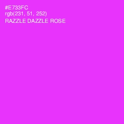 #E733FC - Razzle Dazzle Rose Color Image