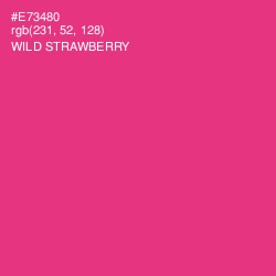 #E73480 - Wild Strawberry Color Image