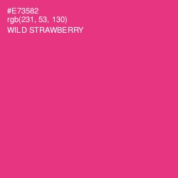 #E73582 - Wild Strawberry Color Image