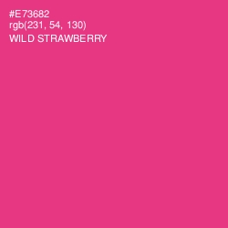 #E73682 - Wild Strawberry Color Image