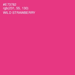 #E73782 - Wild Strawberry Color Image