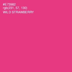 #E73982 - Wild Strawberry Color Image