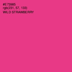 #E73985 - Wild Strawberry Color Image