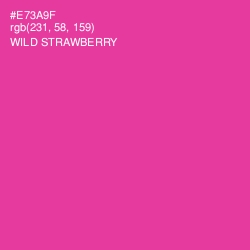 #E73A9F - Wild Strawberry Color Image