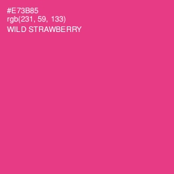 #E73B85 - Wild Strawberry Color Image