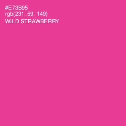 #E73B95 - Wild Strawberry Color Image