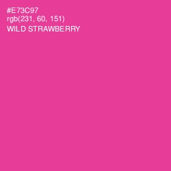 #E73C97 - Wild Strawberry Color Image