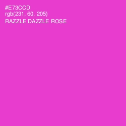 #E73CCD - Razzle Dazzle Rose Color Image