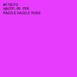 #E73CFD - Razzle Dazzle Rose Color Image