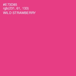 #E73D85 - Wild Strawberry Color Image