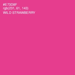 #E73D8F - Wild Strawberry Color Image