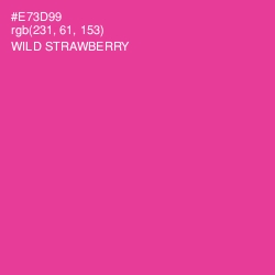 #E73D99 - Wild Strawberry Color Image