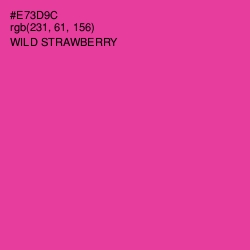 #E73D9C - Wild Strawberry Color Image