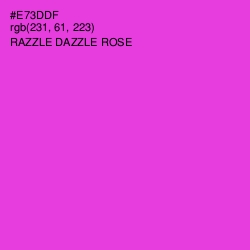 #E73DDF - Razzle Dazzle Rose Color Image