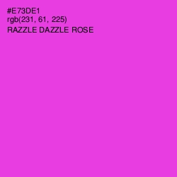 #E73DE1 - Razzle Dazzle Rose Color Image