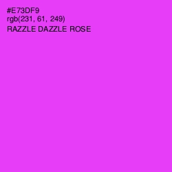 #E73DF9 - Razzle Dazzle Rose Color Image