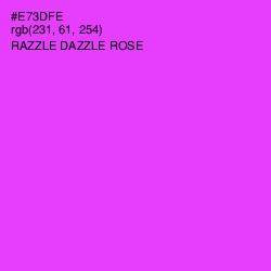 #E73DFE - Razzle Dazzle Rose Color Image