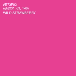 #E73F92 - Wild Strawberry Color Image