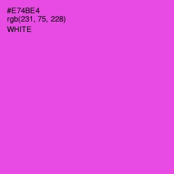 #E74BE4 - Orchid Color Image