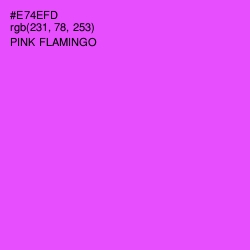 #E74EFD - Pink Flamingo Color Image