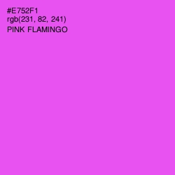#E752F1 - Pink Flamingo Color Image