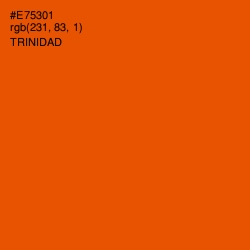 #E75301 - Trinidad Color Image