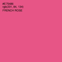 #E75486 - French Rose Color Image