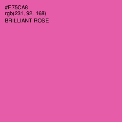 #E75CA8 - Brilliant Rose Color Image