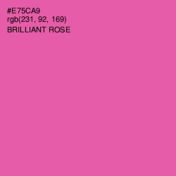 #E75CA9 - Brilliant Rose Color Image