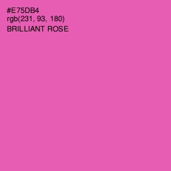 #E75DB4 - Brilliant Rose Color Image