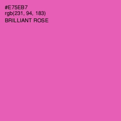 #E75EB7 - Brilliant Rose Color Image