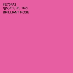 #E75FA2 - Brilliant Rose Color Image