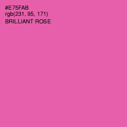 #E75FAB - Brilliant Rose Color Image