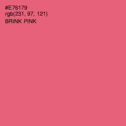 #E76179 - Brink Pink Color Image