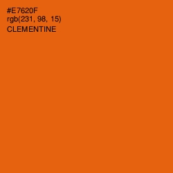 #E7620F - Clementine Color Image