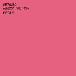 #E76280 - Froly Color Image