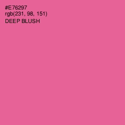 #E76297 - Deep Blush Color Image