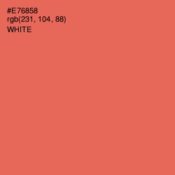 #E76858 - Terracotta Color Image