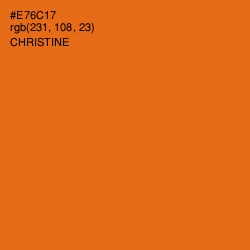 #E76C17 - Christine Color Image