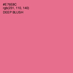 #E76E8C - Deep Blush Color Image