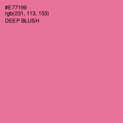 #E77199 - Deep Blush Color Image