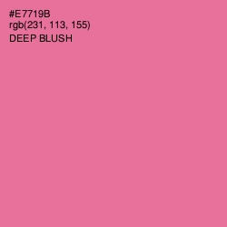 #E7719B - Deep Blush Color Image