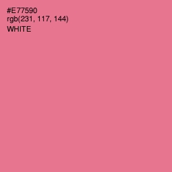 #E77590 - Deep Blush Color Image