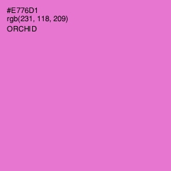 #E776D1 - Orchid Color Image
