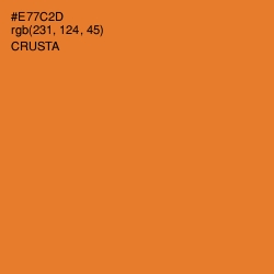 #E77C2D - Crusta Color Image